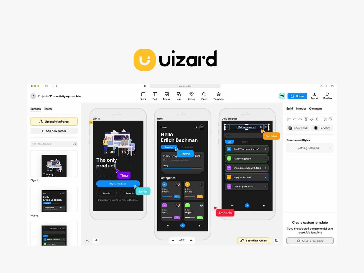 Uizard — AI інструмент для UX дизайну