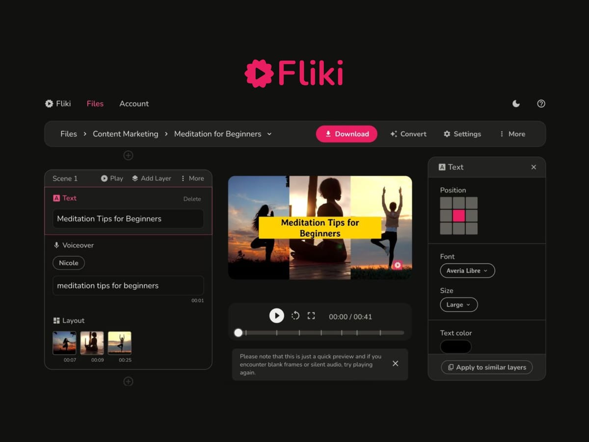 Fliki — AI інструмент для створення Reels та YouTube Shorts