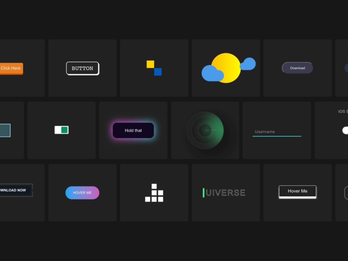 Топ-7 колекцій інтерактивних UI компонентів